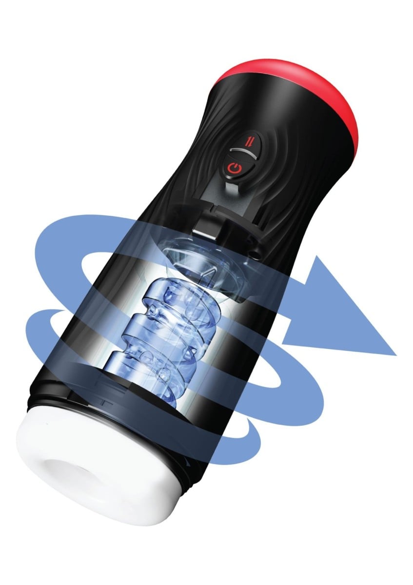 Hidden Desire Fusion X Vortex Thrust, rotační masturbátor s funkcí honění