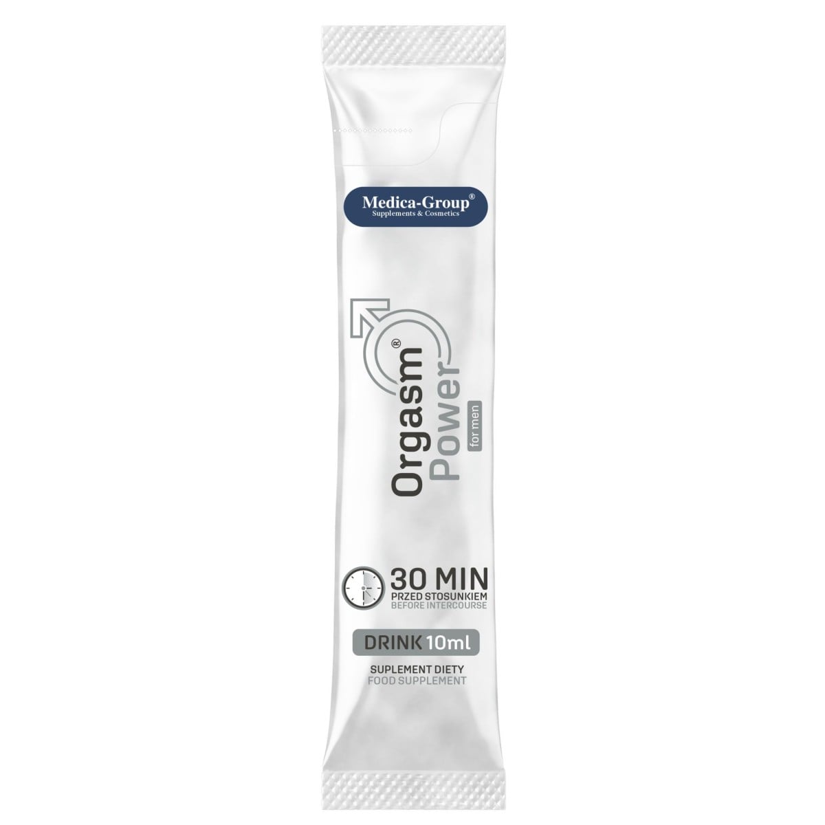 Orgasm Power for Men Drink 10 ml, doplněk stravy pro muže pro zlepšení styku