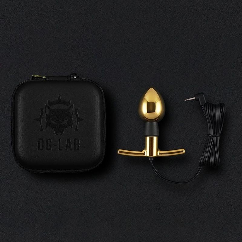 Dungeon Lab Metal BiPolar Electrode A (Mirror Anchor), bipolární elektroda pro elektrosex