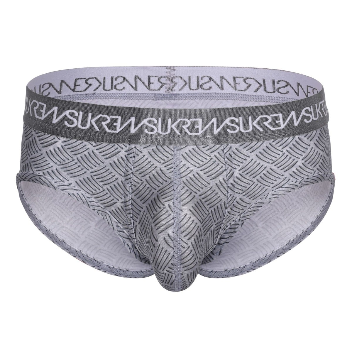 Slipy Sukrew Apex Brief Checker XL, vzorované pánské slipy