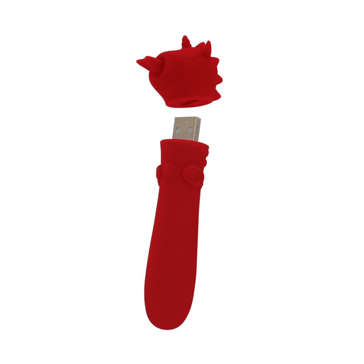 Unihorn USB Blaze Diablo, silikonový nabíjecí vibrátor