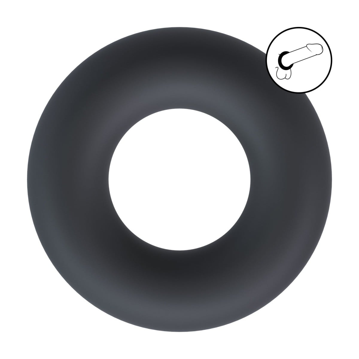 Levelz Cock Ring Medium, silikonový kroužek na penis