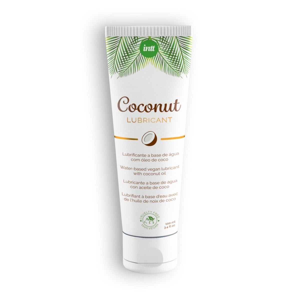 Intt Coconut Lubricant 100 ml, lubrikant na vodní bázi s vůní kokosu