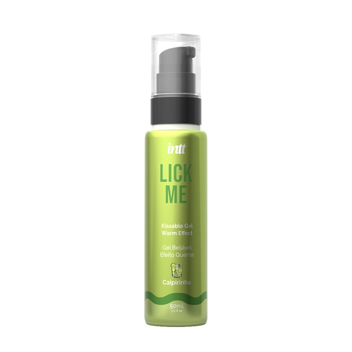 Intt Lick Me Caipirinha Kissable Gel Warm Effect 50 ml, slíbatelný gel s hřejivým efektem a příchutí Caipirinha