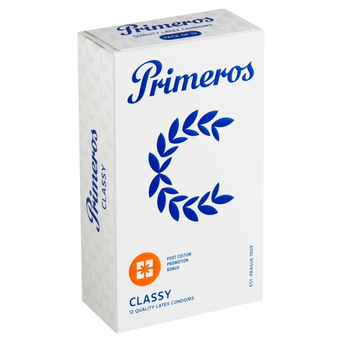 Primeros Classy 12 ks, latexové kondomy s nominální šířkou 54 mm
