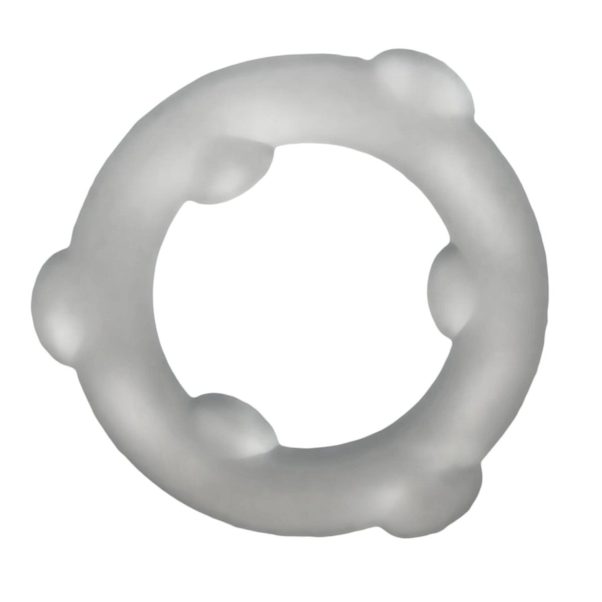 Erekční kroužek Oxballs Spinner průhledný, elastický silikonový kroužek na penis