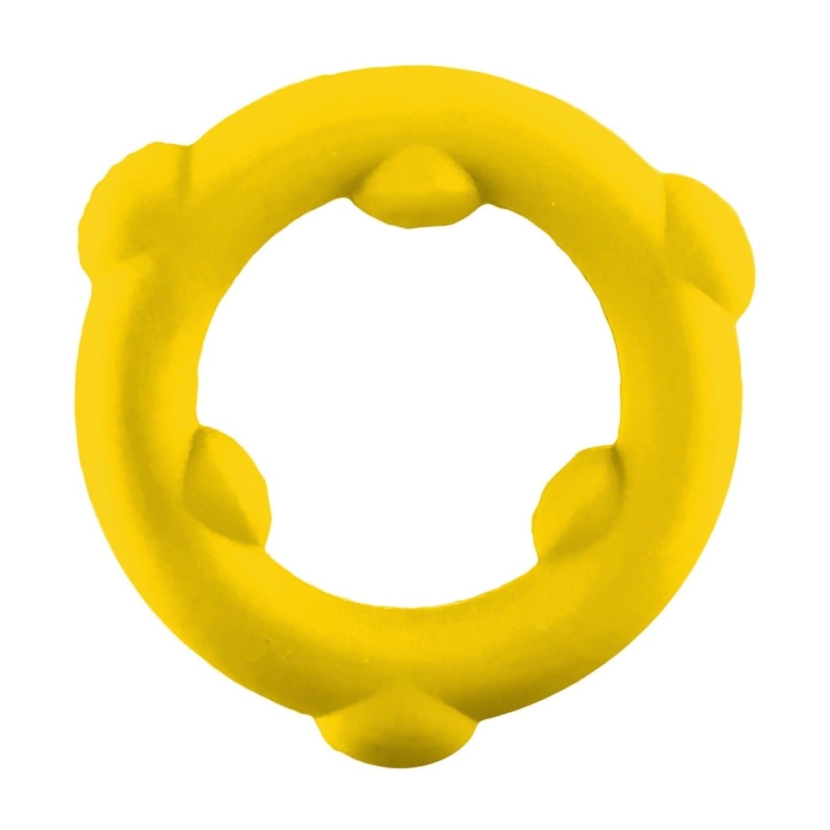 Erekční kroužek Oxballs Spinner žlutý, elastický silikonový kroužek na penis