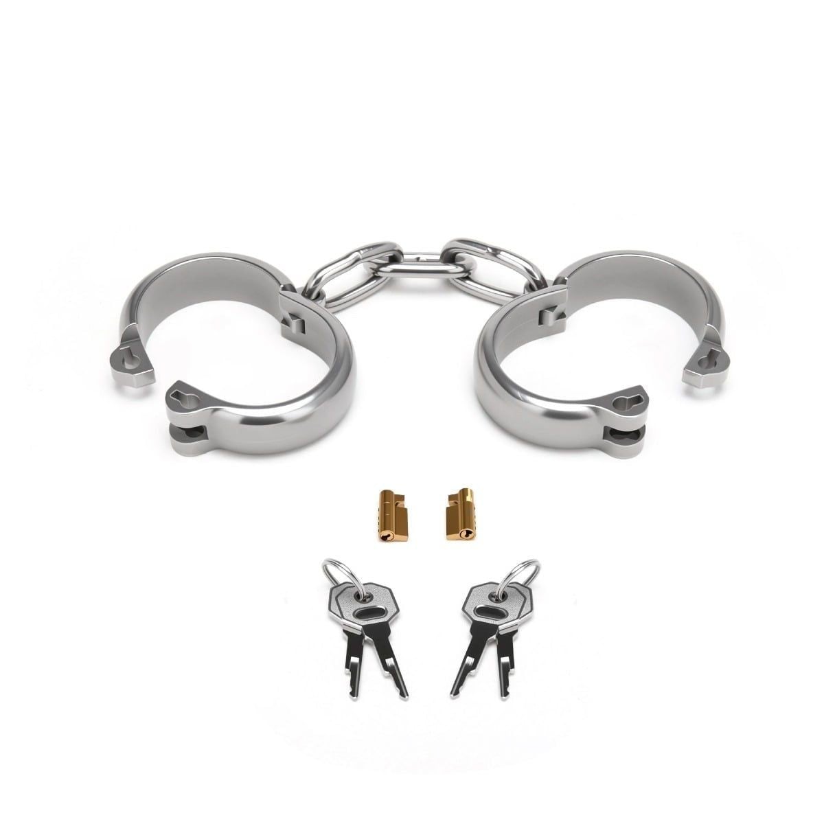 Prowler RED Heavy-Duty Hand Cuffs, pouta na ruce z nerezové oceli