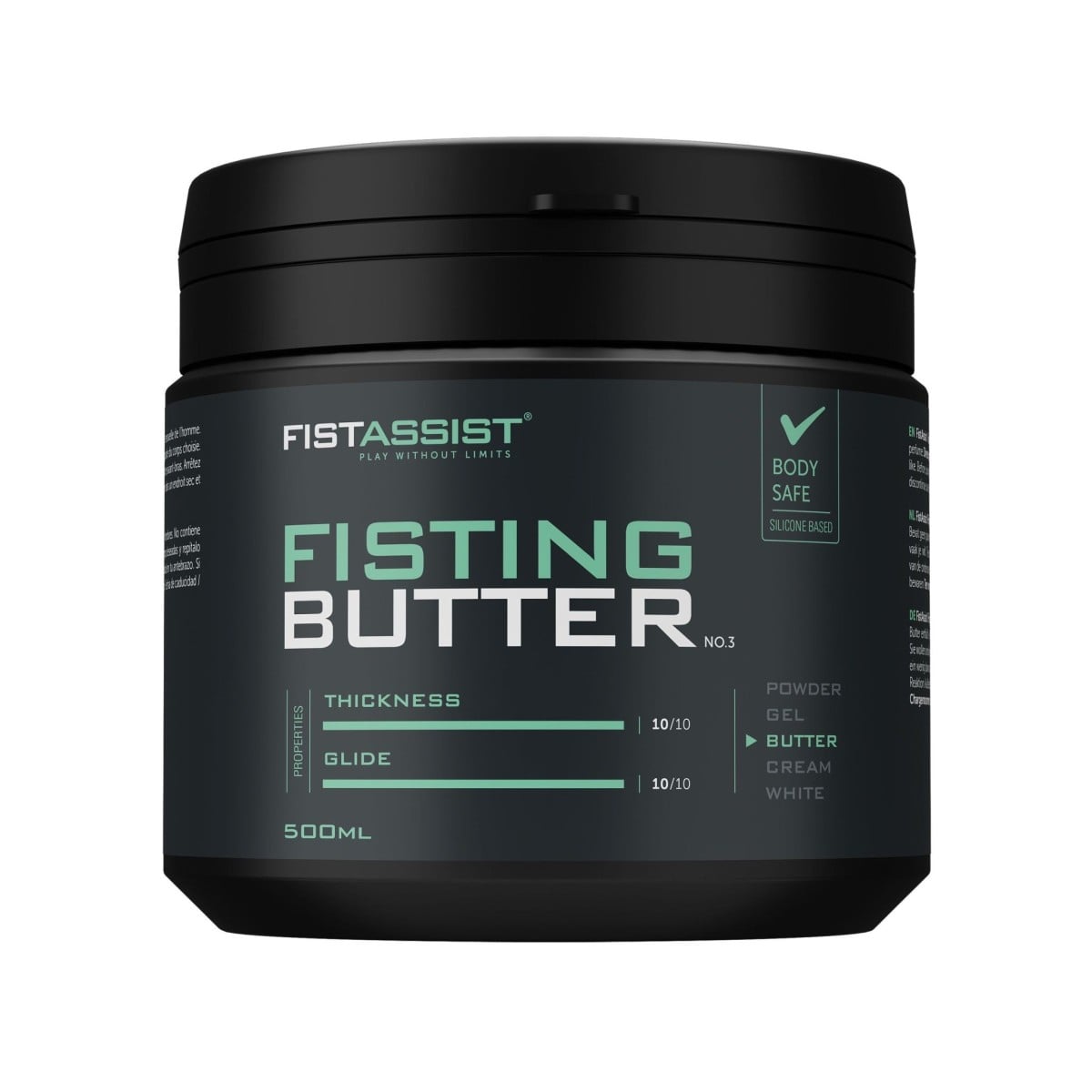 Cobeco Fist Assist Fisting Butter 500 ml, lubrikant na olejové bázi