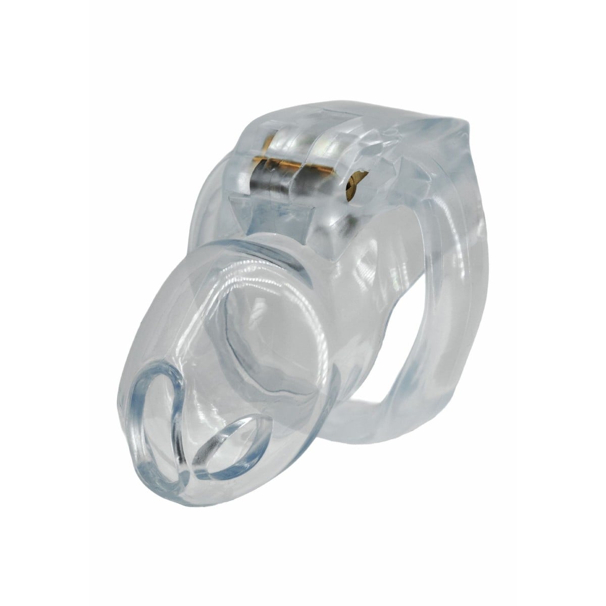 Hidden Desire Extreme Clear Control Cock Cage Regular, pás cudnosti pro muže 80 mm