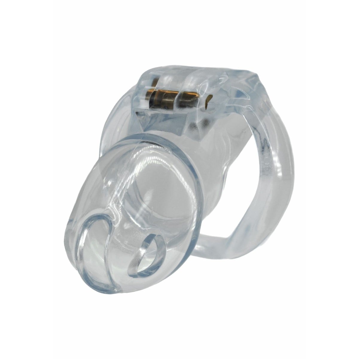 Hidden Desire Extreme Clear Control Cock Cage Long, pás cudnosti pro muže 90 mm