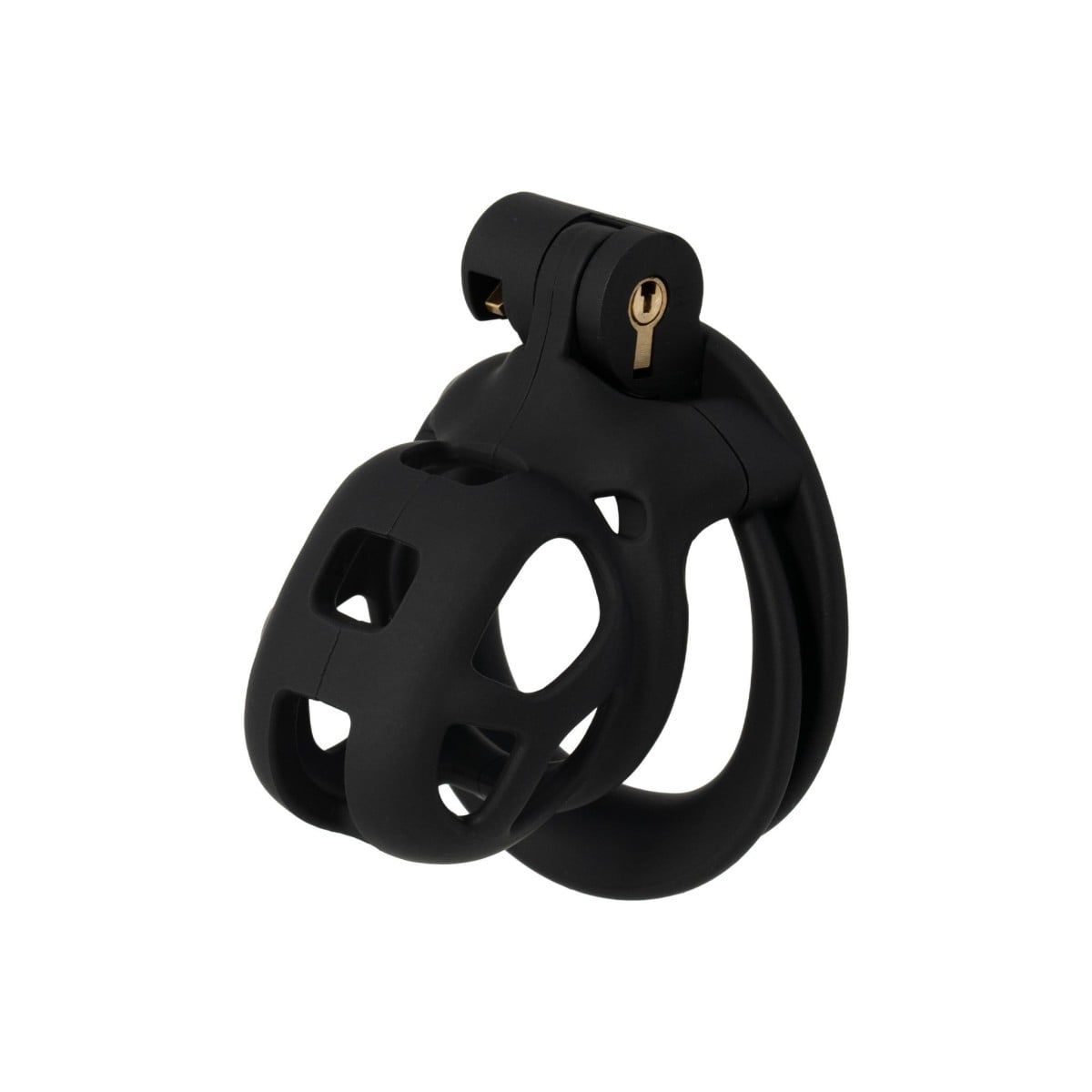 Klec na penis Hidden Desire Extreme Penis Prison X-Short černá, pás cudnosti pro muže 40 mm