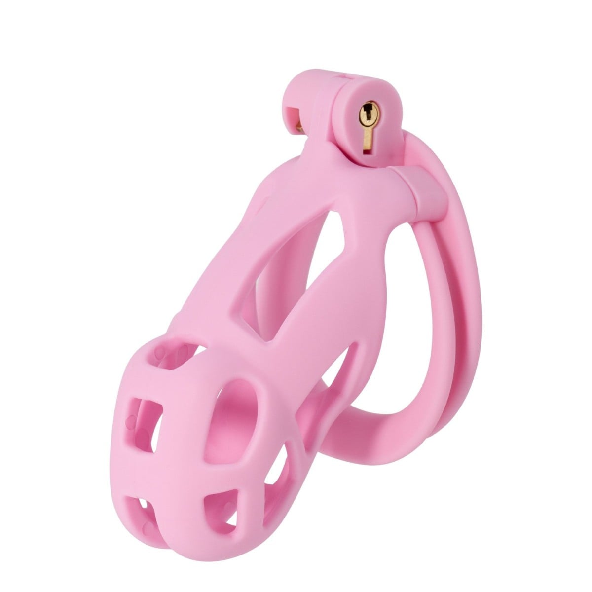 Klec na penis Hidden Desire Extreme Penis Prison Regular růžová, pás cudnosti pro muže 75 mm