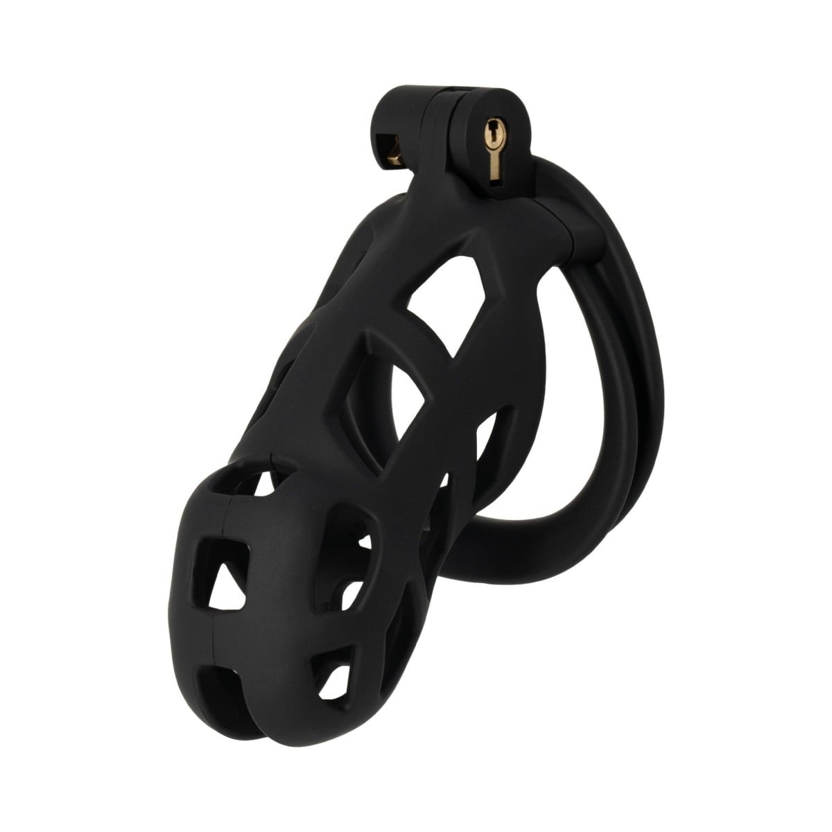Klec na penis Hidden Desire Extreme Penis Prison Long černá, pás cudnosti pro muže 90 mm
