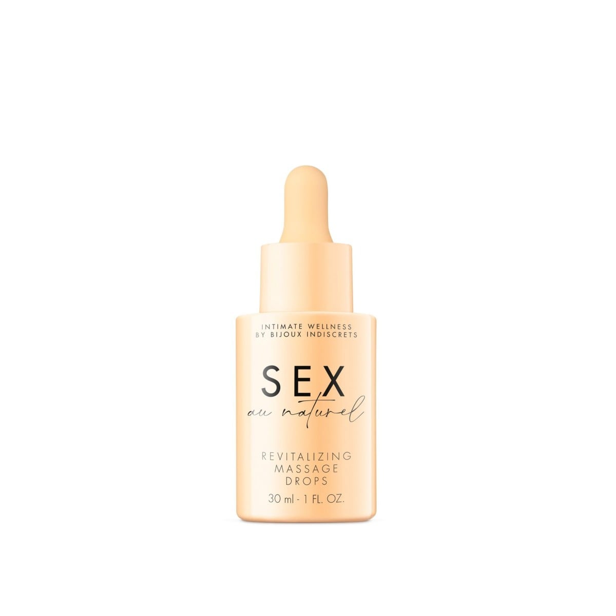 Bijoux Indiscrets Sex Au Naturel Revitalizing Massage Drops 30 ml, hydratační kapky s vyváženým pH