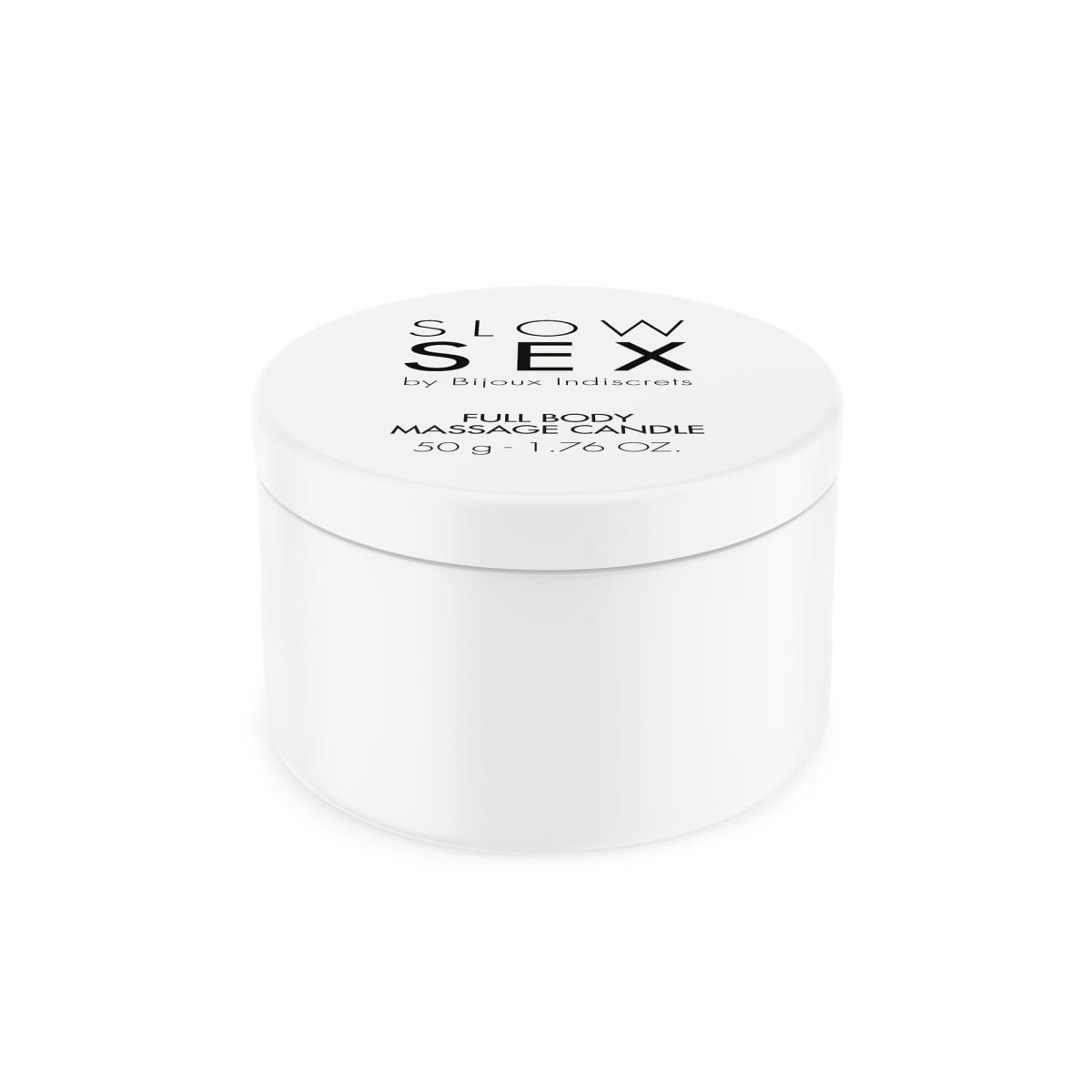Bijoux Indiscrets Slow Sex Full Body Massage Candle, masážní svíčka s vůní kokosu