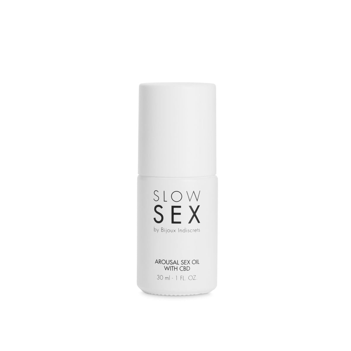 Bijoux Indiscrets Slow Sex Arousal Sex Oil with CBD 30 ml, hydratační a relaxační olej na intimní partie