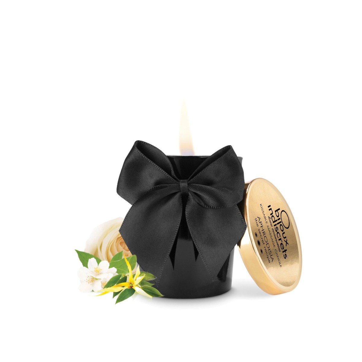 Bijoux Indiscrets Aphrodisia Scented Massage Candle, masážní svíčka s vůní růže, ylang-ylang a jasmínu