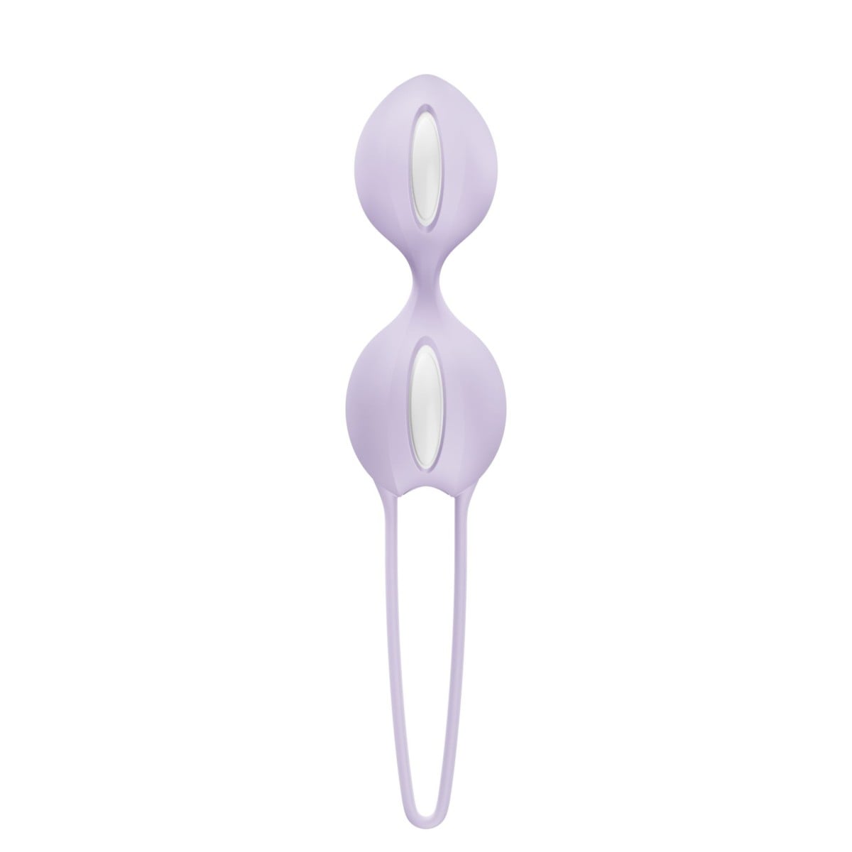 Fun Factory Smartballs Duo Purple, silikonové vaginální kuličky 16,6 x 3,6 cm