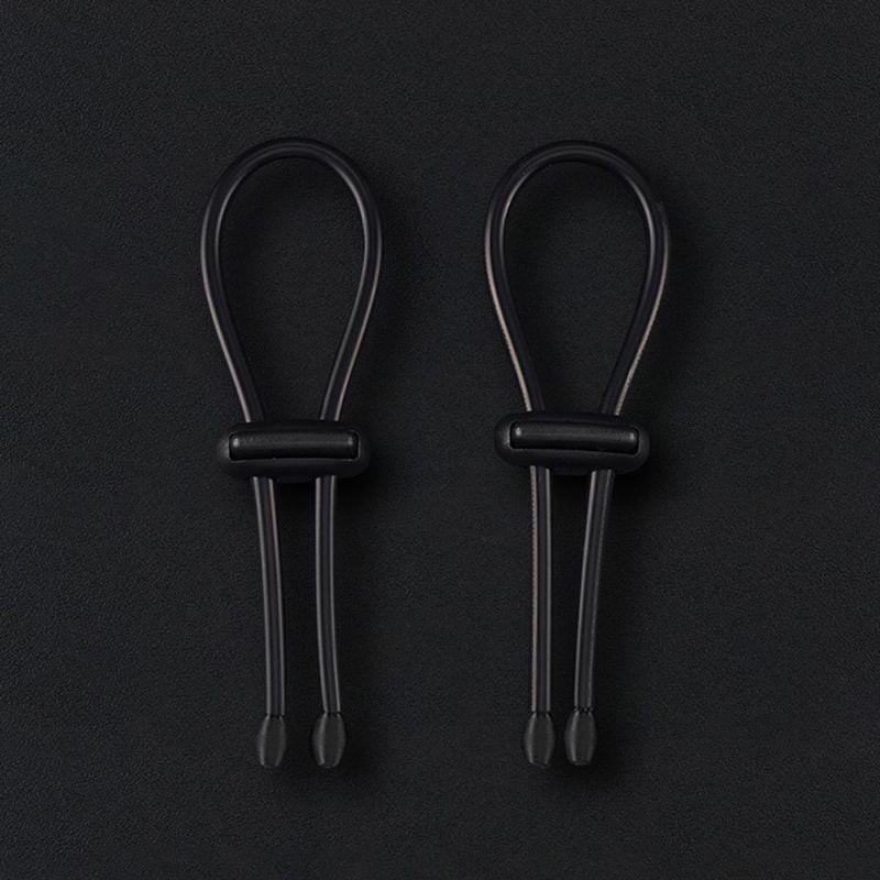 Dungeon Lab Conductive Rubber Rings CR-001-PRO 4 mm, stahovací smyčky na penis a varlata pro elektrosex