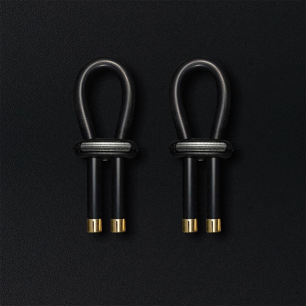 Dungeon Lab Conductive Rubber Rings CR-M6-PRO-2 6 mm, stahovací smyčky na penis a varlata pro elektrosex