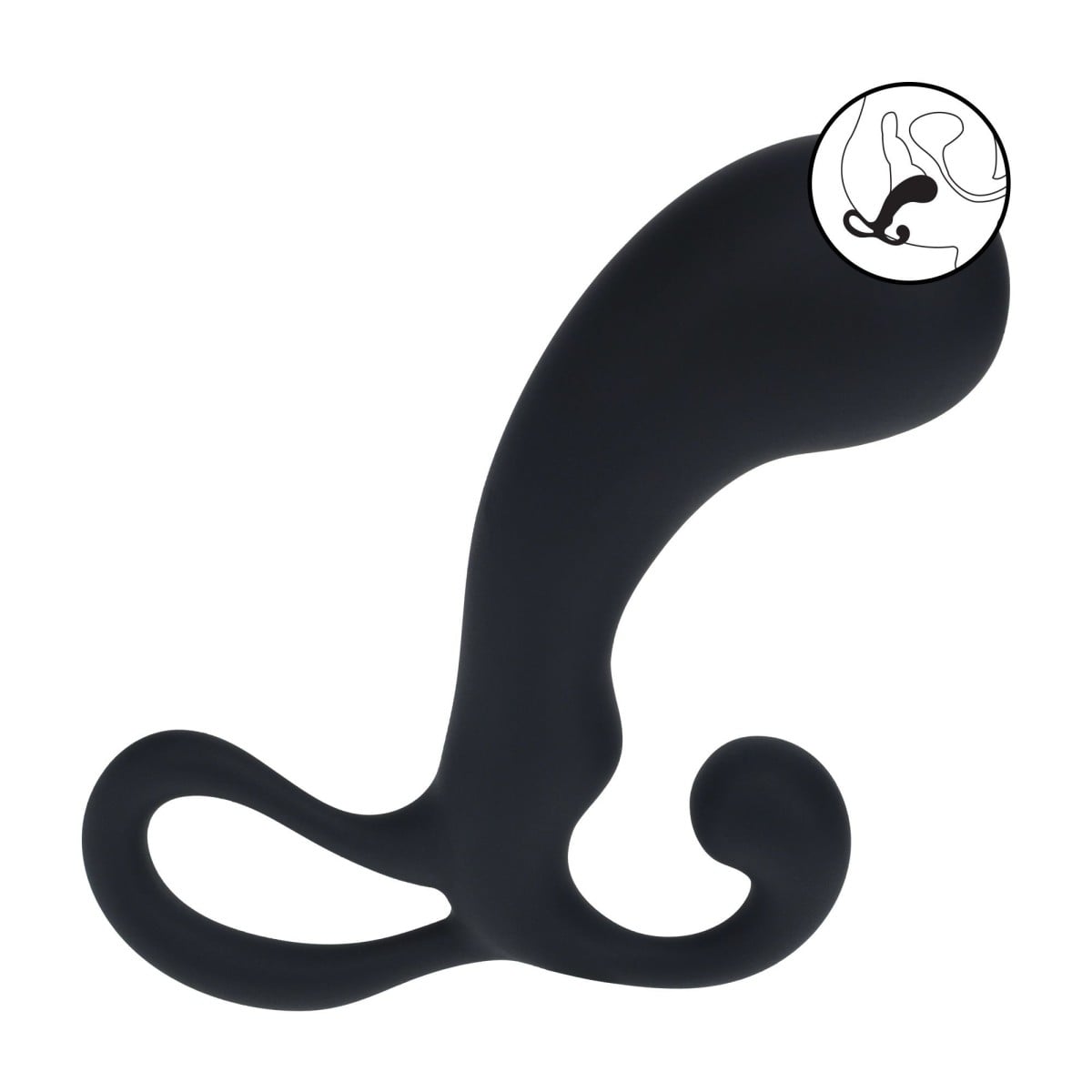 Levelz Bulb with Loop Prostate Massager Large, silikonový stimulátor prostaty 15 x 3,8 cm