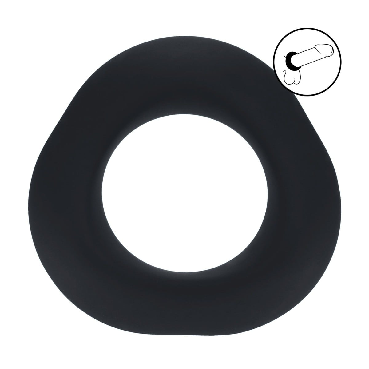 Levelz Ergo Cock Ring, silikonový kroužek na penis