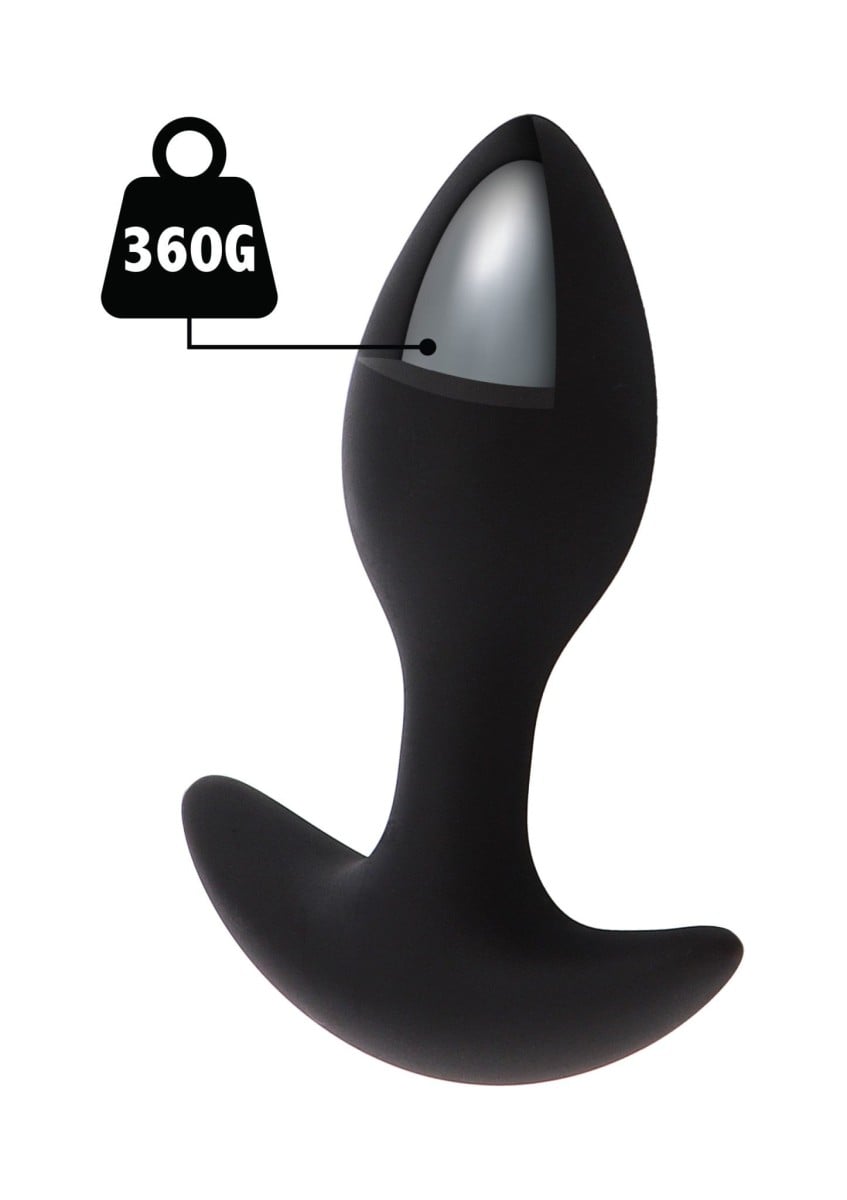 Hidden Desire Extreme Weighted Anal Plug 360g, silikonový anální kolík se závažím 13 x 4,1 cm