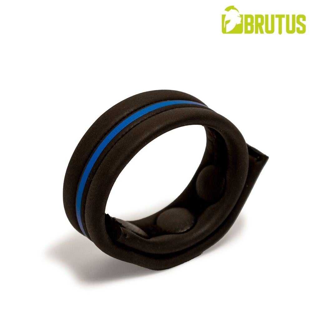 Brutus Neoprene Cockstrap Blue, nastavitelný pásek na penis a varlata