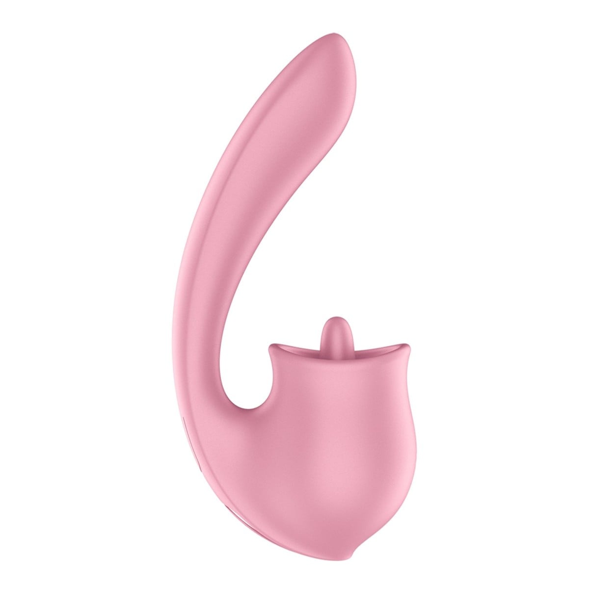 Satisfyer Tongue Genius Pink, vibrátor na bod G a stimulátor klitorisu s jazykem