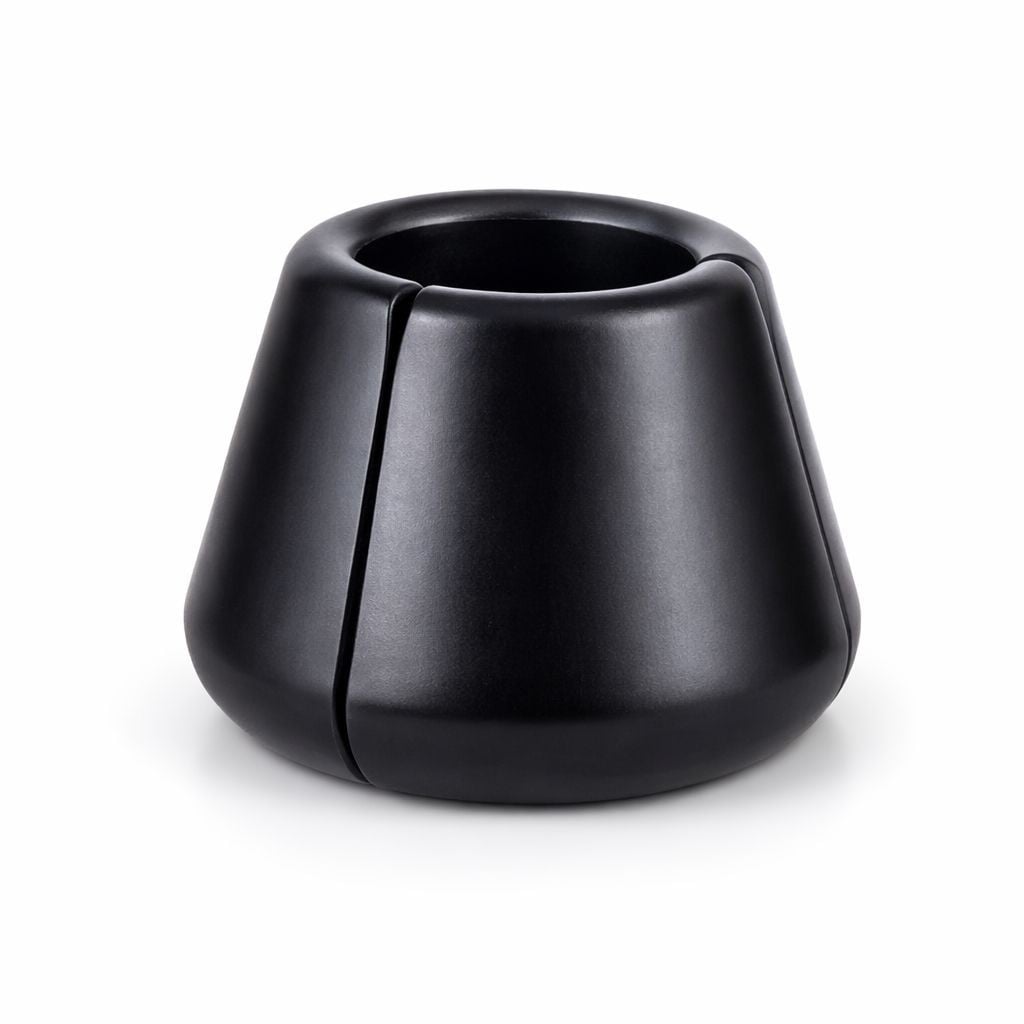 Slave4master Magna-Chute Ball Stretcher Black M, natahovač varlat z nerezové oceli