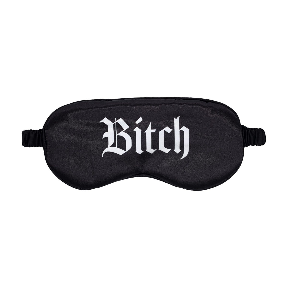 Ouch! Bitch Satin Blindfold, hebká maska na oči s nápisem