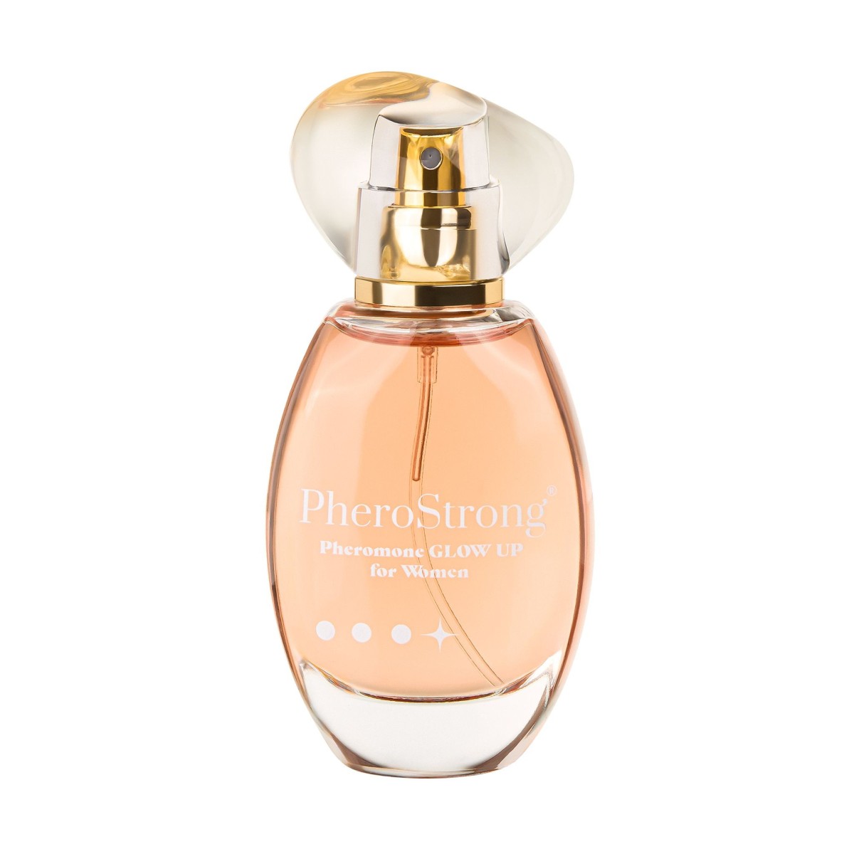 PheroStrong Glow Up for Women 50 ml, květinově-ovocný parfém pro zvýšení sexuální přitažlivosti