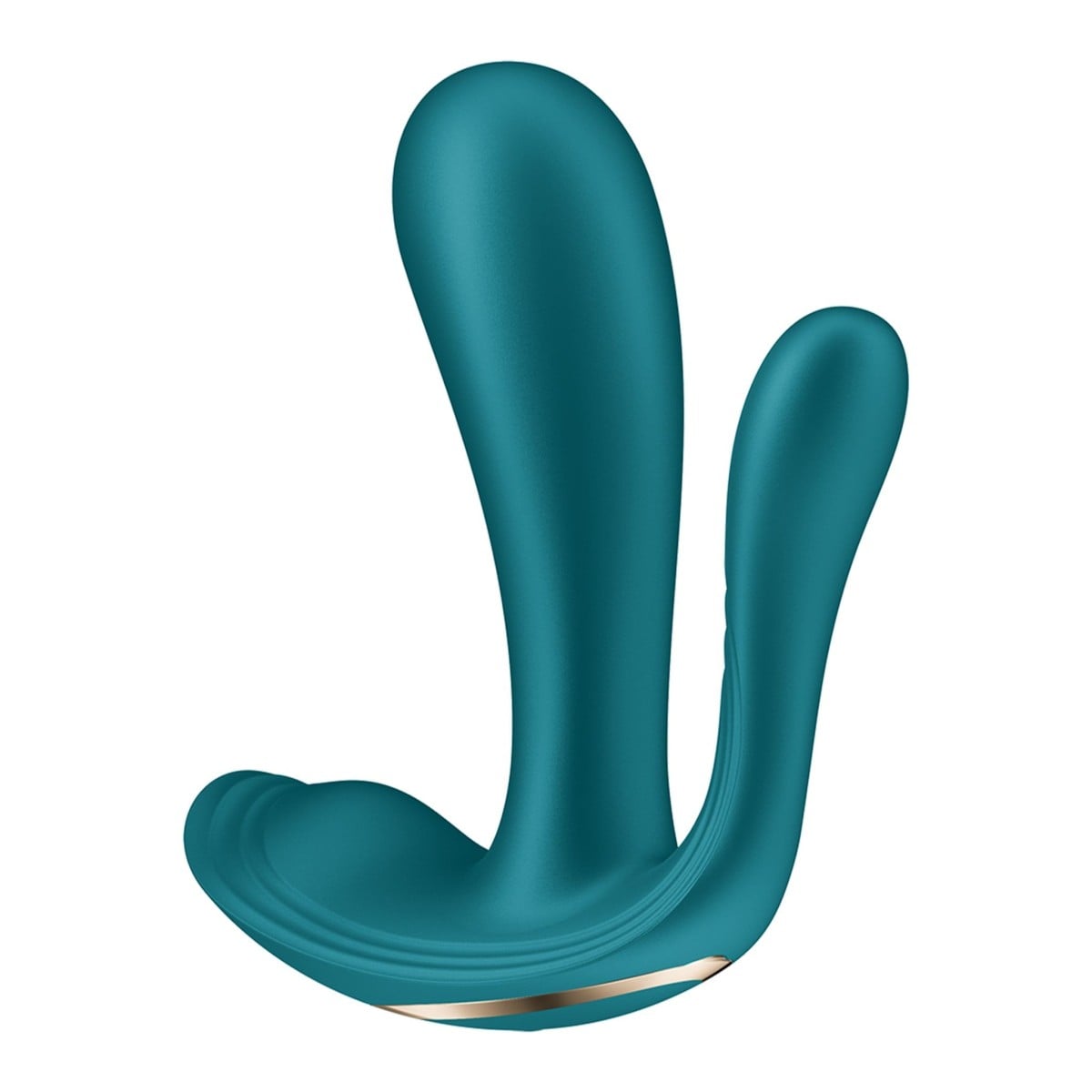 Satisfyer Top Secret+ Green Battery Series, silikonový vibrátor na baterie s anální stimulací