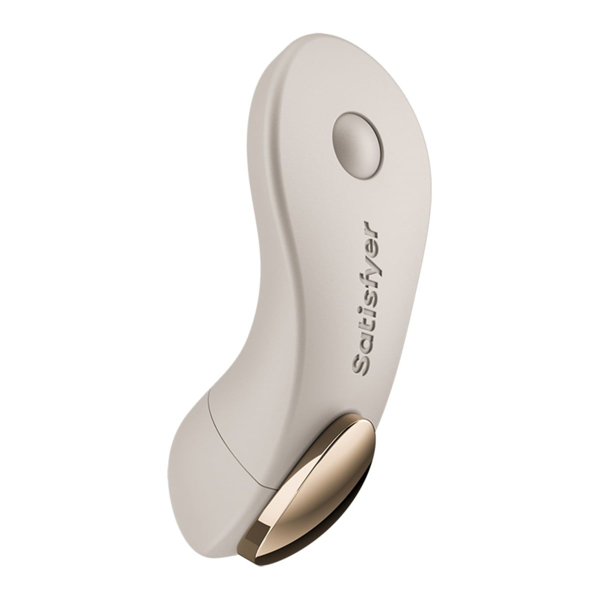 Satisfyer Little Secret Warm Gray Battery Series, kalhotkový vibrátor na baterie s dálkovým ovládáním