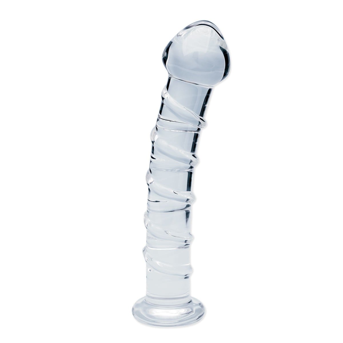 Clarity Seraphic Sprial, dildo z borosilikátového skla 16 x 3,9 cm