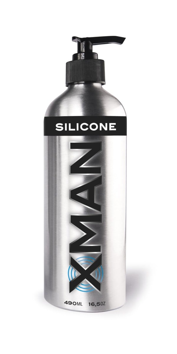 Xman Silicone Lubricant 490 ml, lubrikační a masážní gel na silikonové bázi