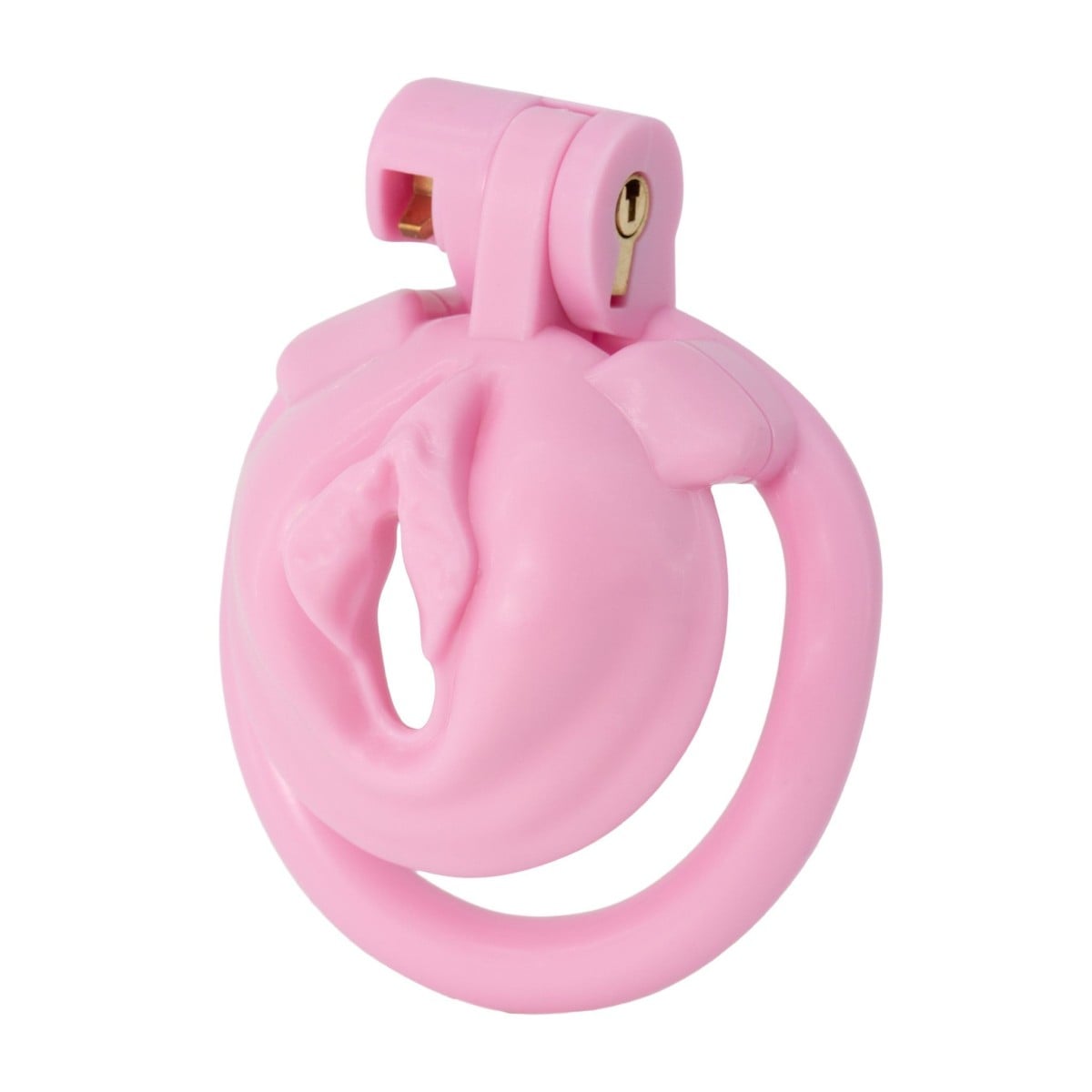 Hidden Desire Extreme Sissy Trainer Cock Cage X-Short Pink, pás cudnosti pro muže 20 mm