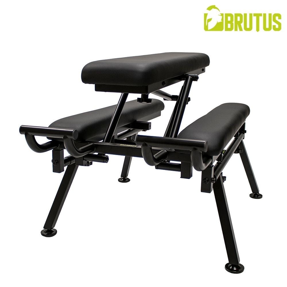 Brutus Fuck Bench, stabilní nastavitelná lavice s polstrovanými opěrnými body