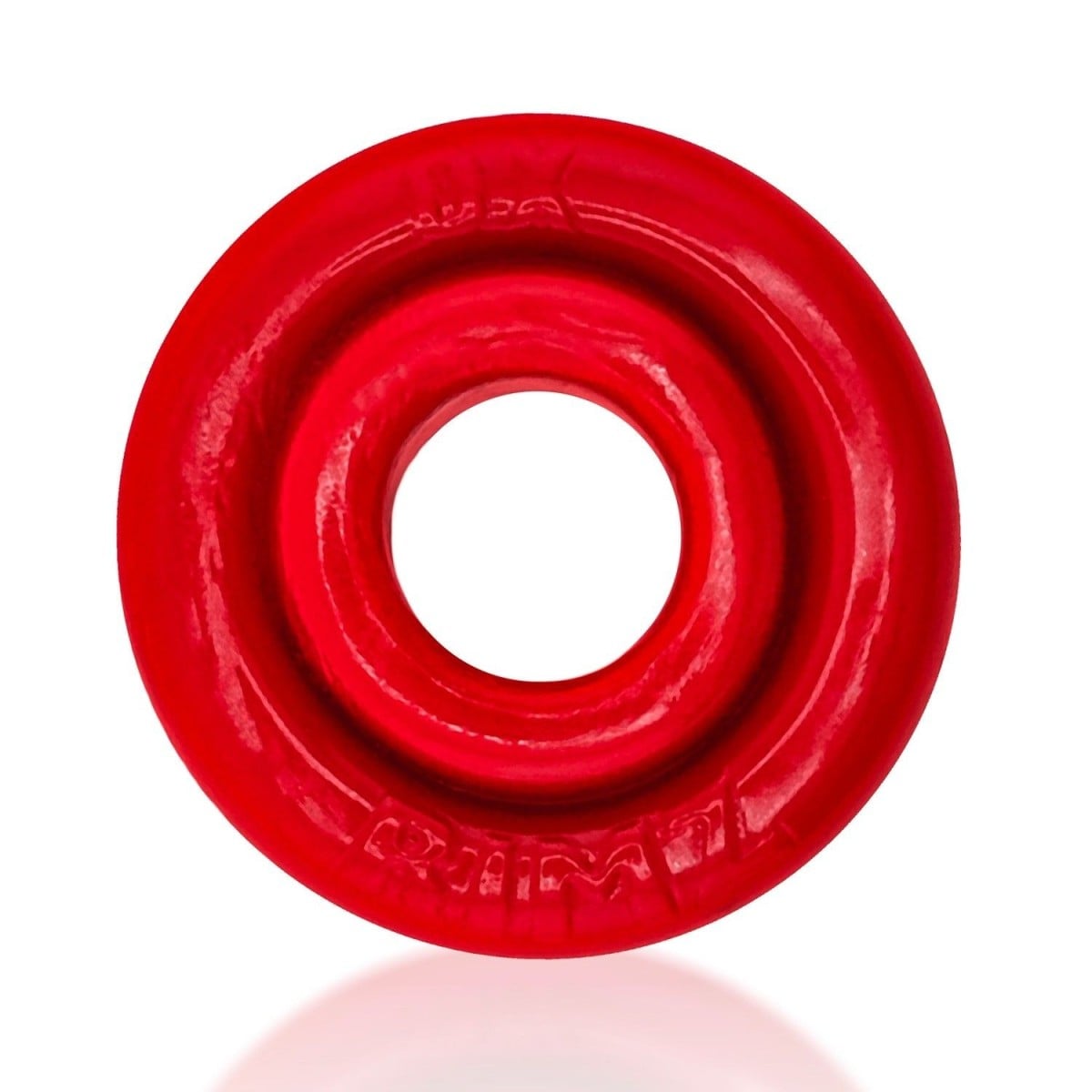 Erekční kroužek Oxballs Rimz červený, elastický kroužek na penis