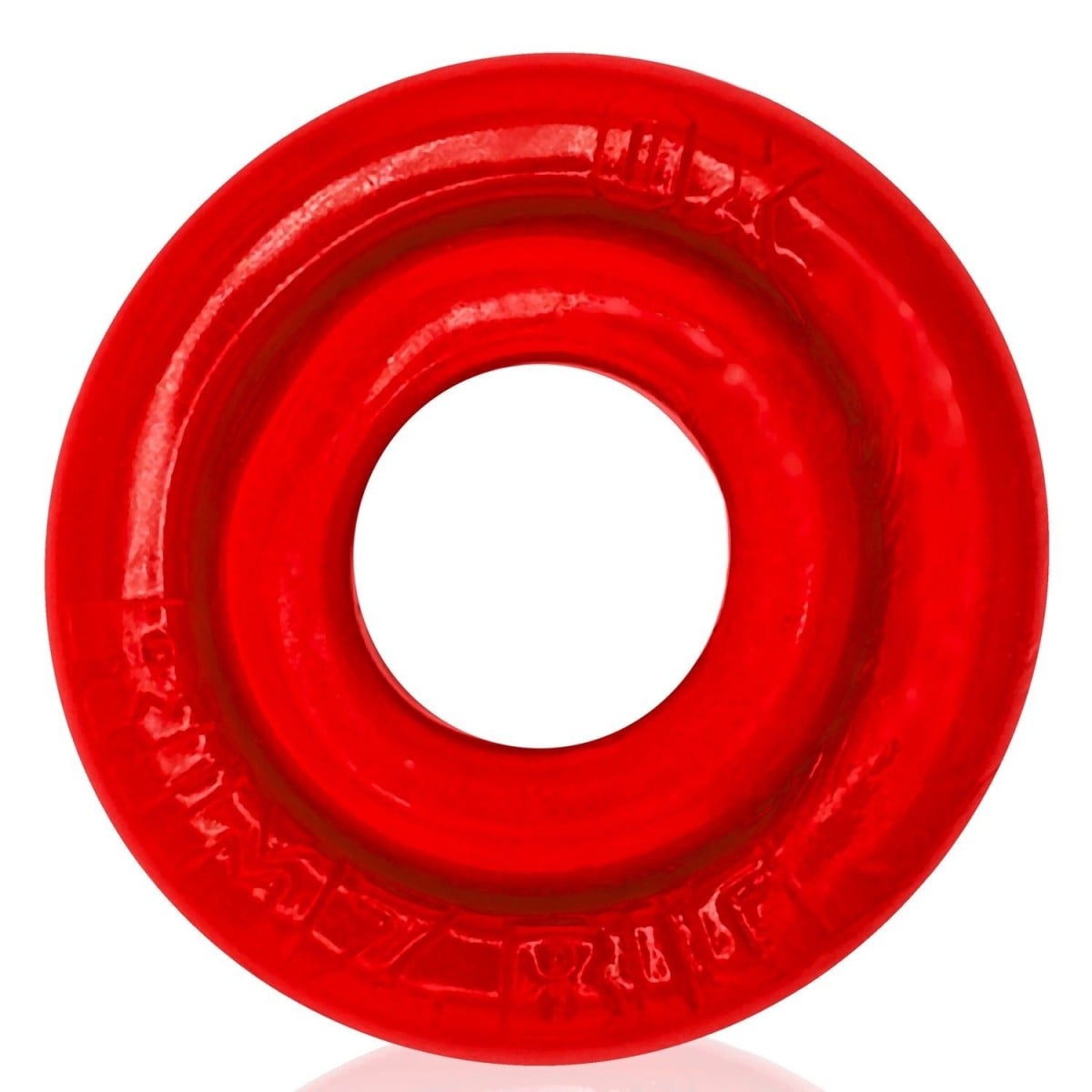Erekční kroužek Oxballs Rimz Big červený, elastický kroužek na penis