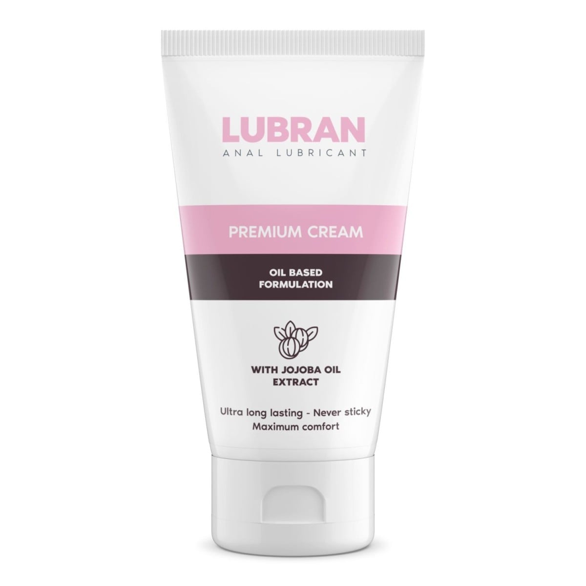 IntimateLine Lubran Premium Creme Lubricant 50 ml, olejový lubrikační gel s jojobovým olejem