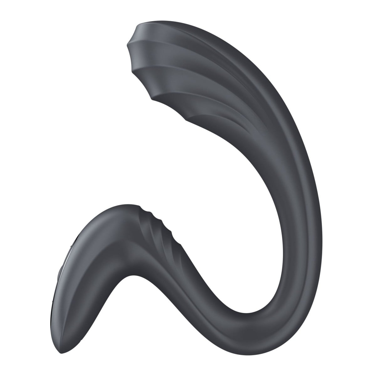 Dvojitý vibrátor Satisfyer G for Goddess 3 Dark Grey, silikonový vibrátor na bod G a klitoris
