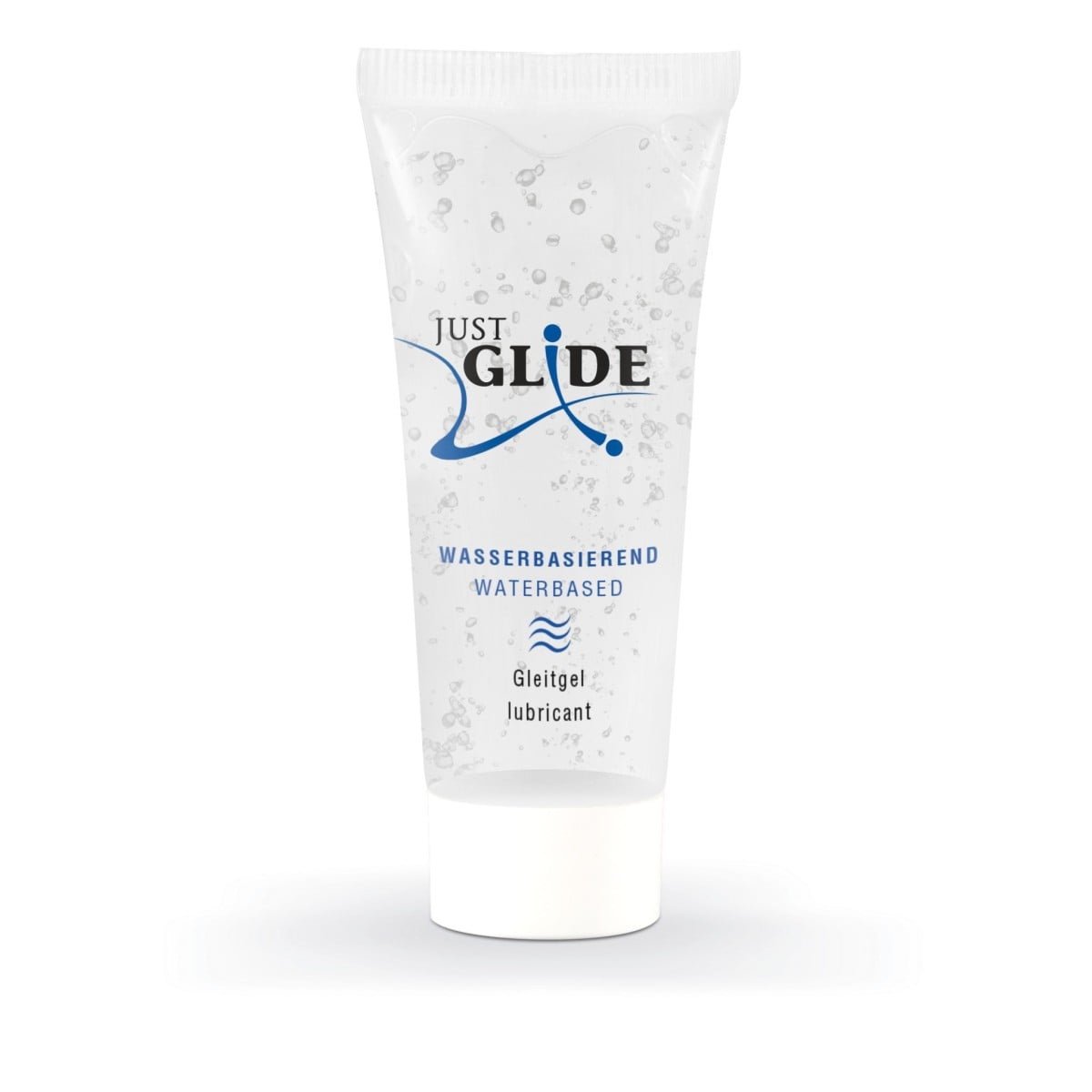 Just Glide Waterbased 20 ml, všestranný lubrikační gel na vodní bázi