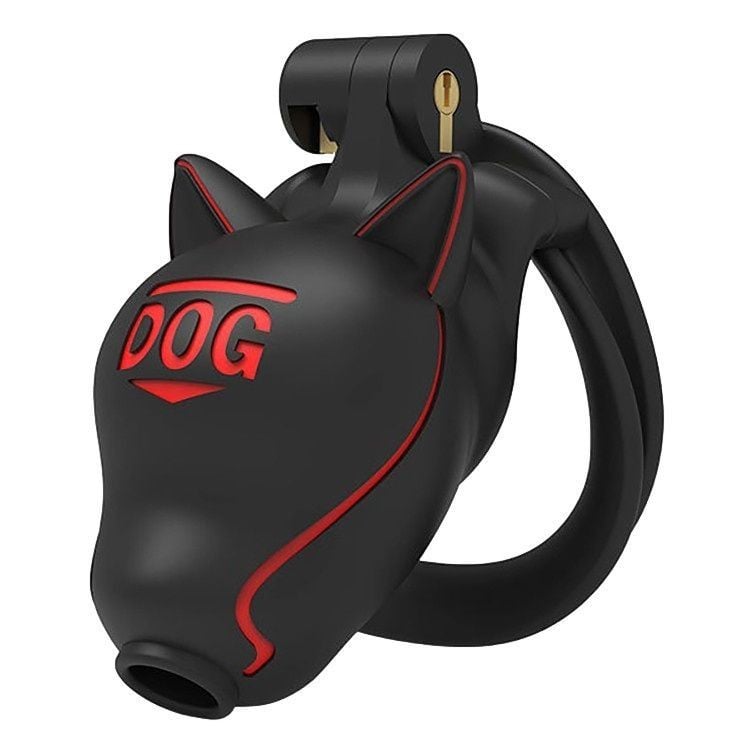 CockLock Doglock Cage Black, pás cudnosti pro muže 90 mm