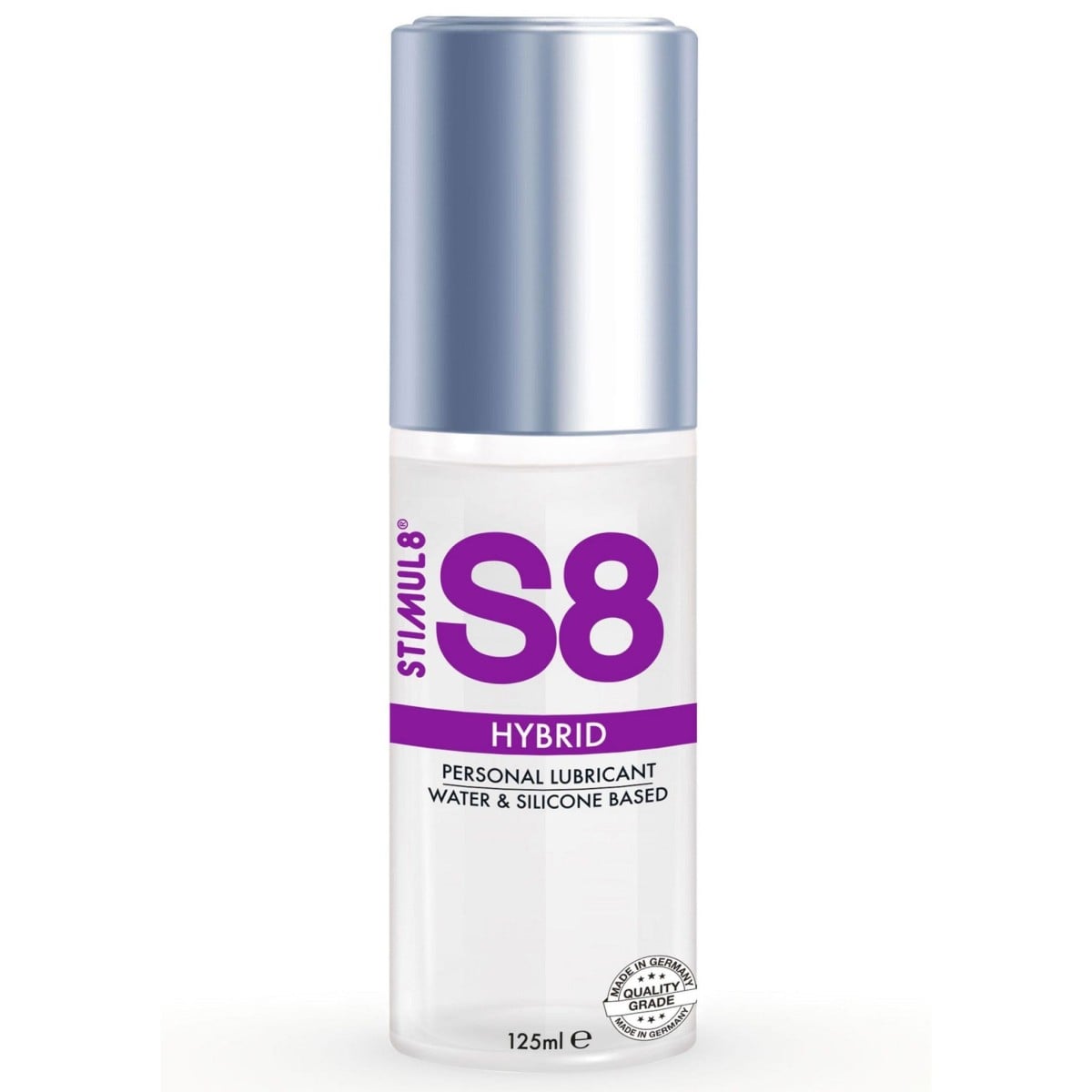 Stimul8 Hybrid Lube 125 ml, lubrikační gel na bázi vody a silikonu