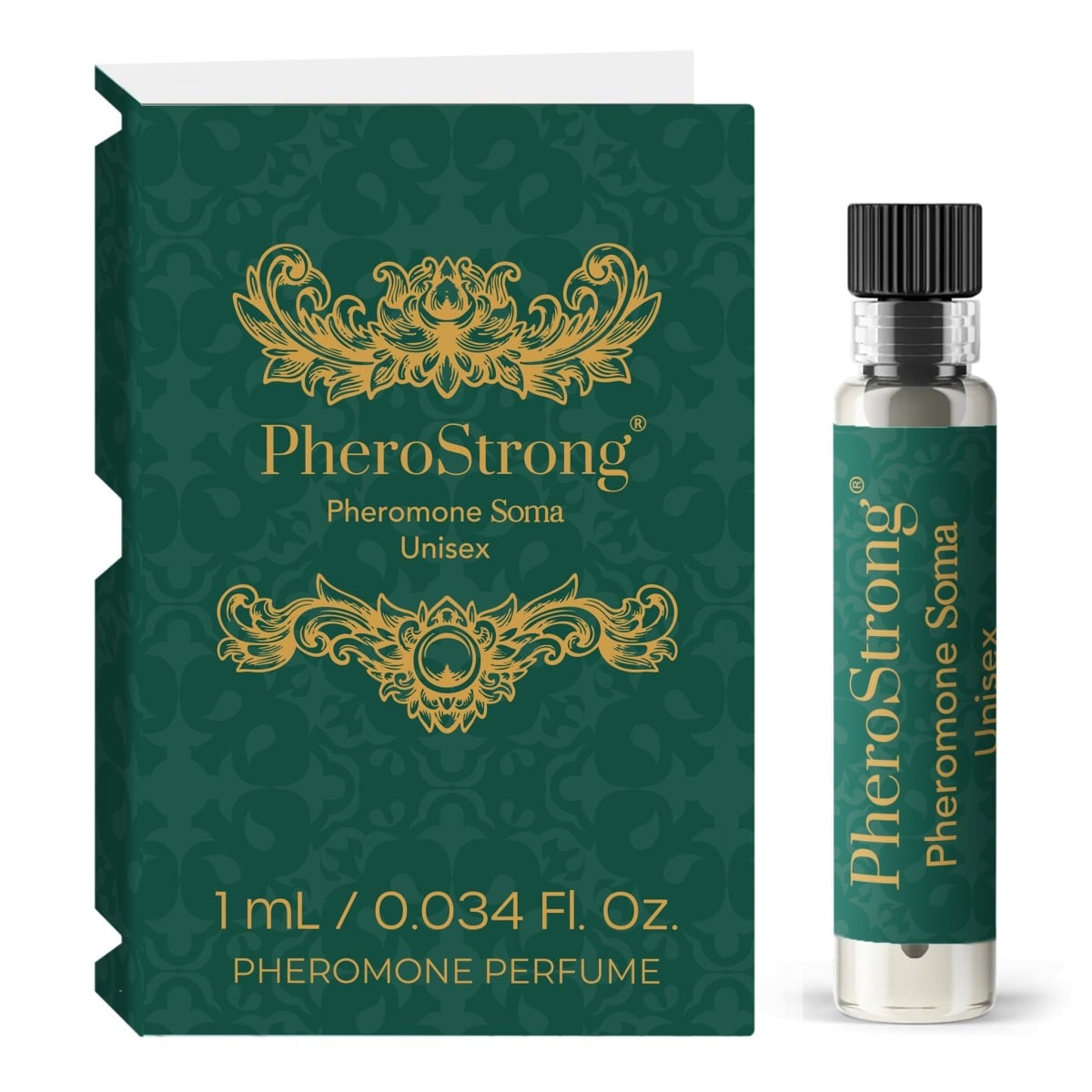 PheroStrong Soma Unisex 1 ml, kouřově-dřevitý parfém pro zvýšení sexuální přitažlivosti
