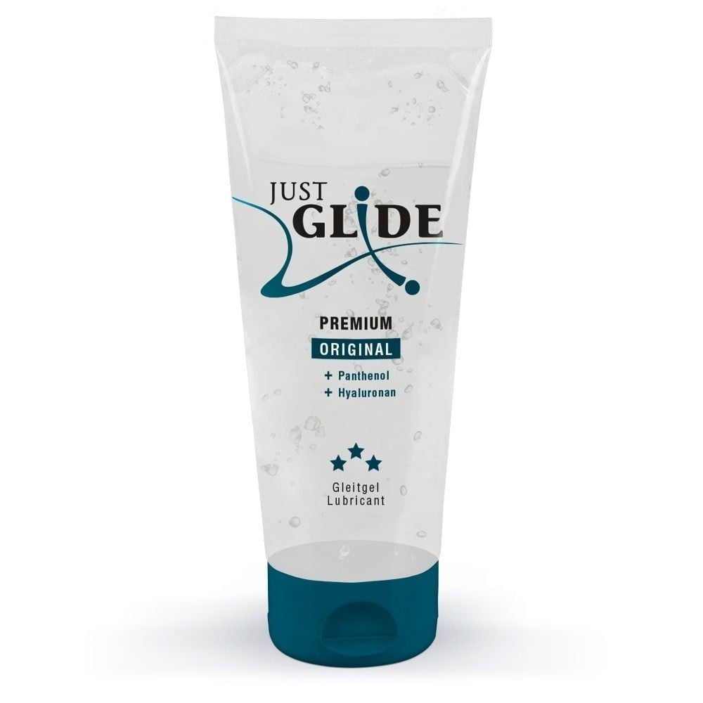 Just Glide Premium Original 200 ml, hydratační lubrikant na vodní bázi