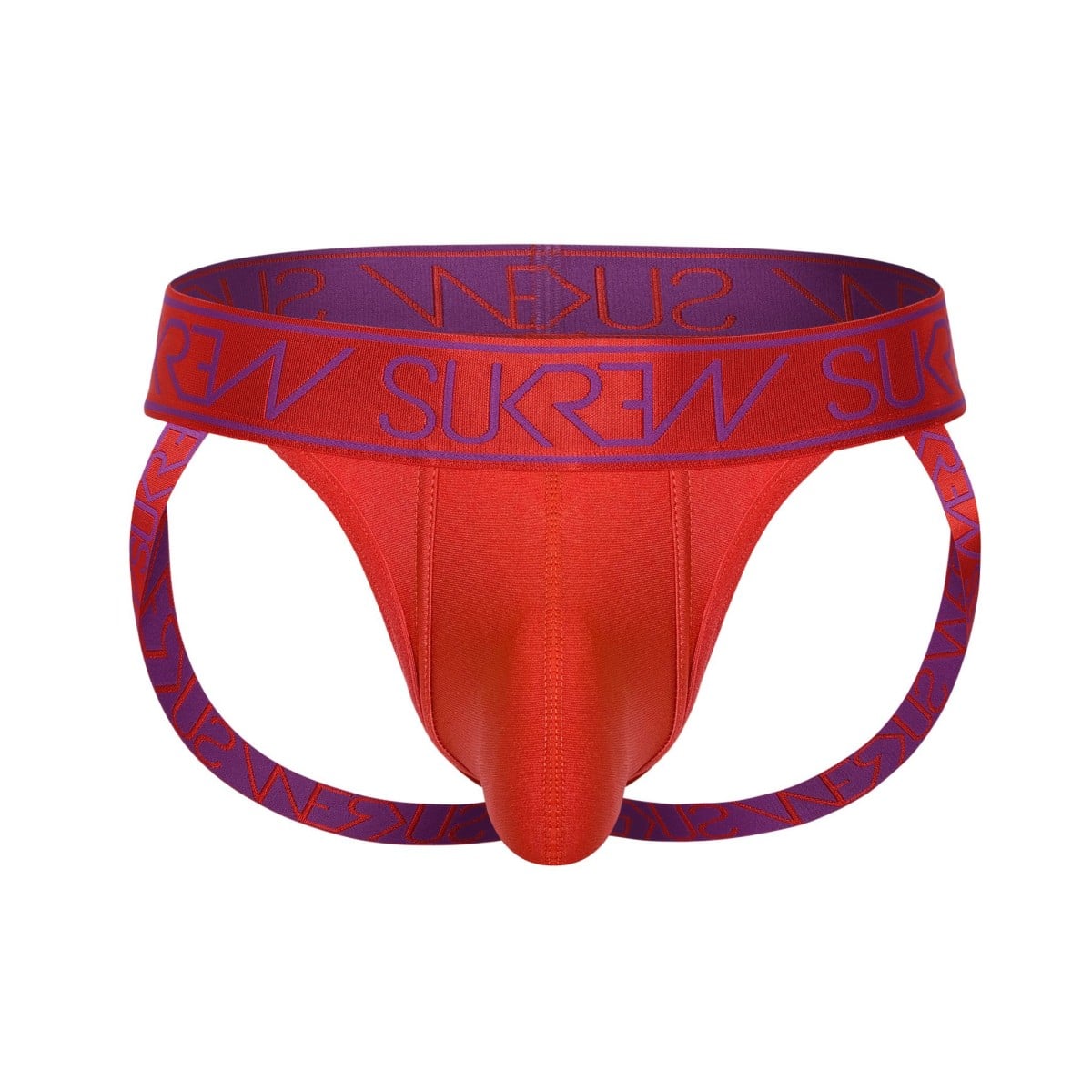 Jocksy Sukrew Jockstrap Vermilion XL, červené jocksy