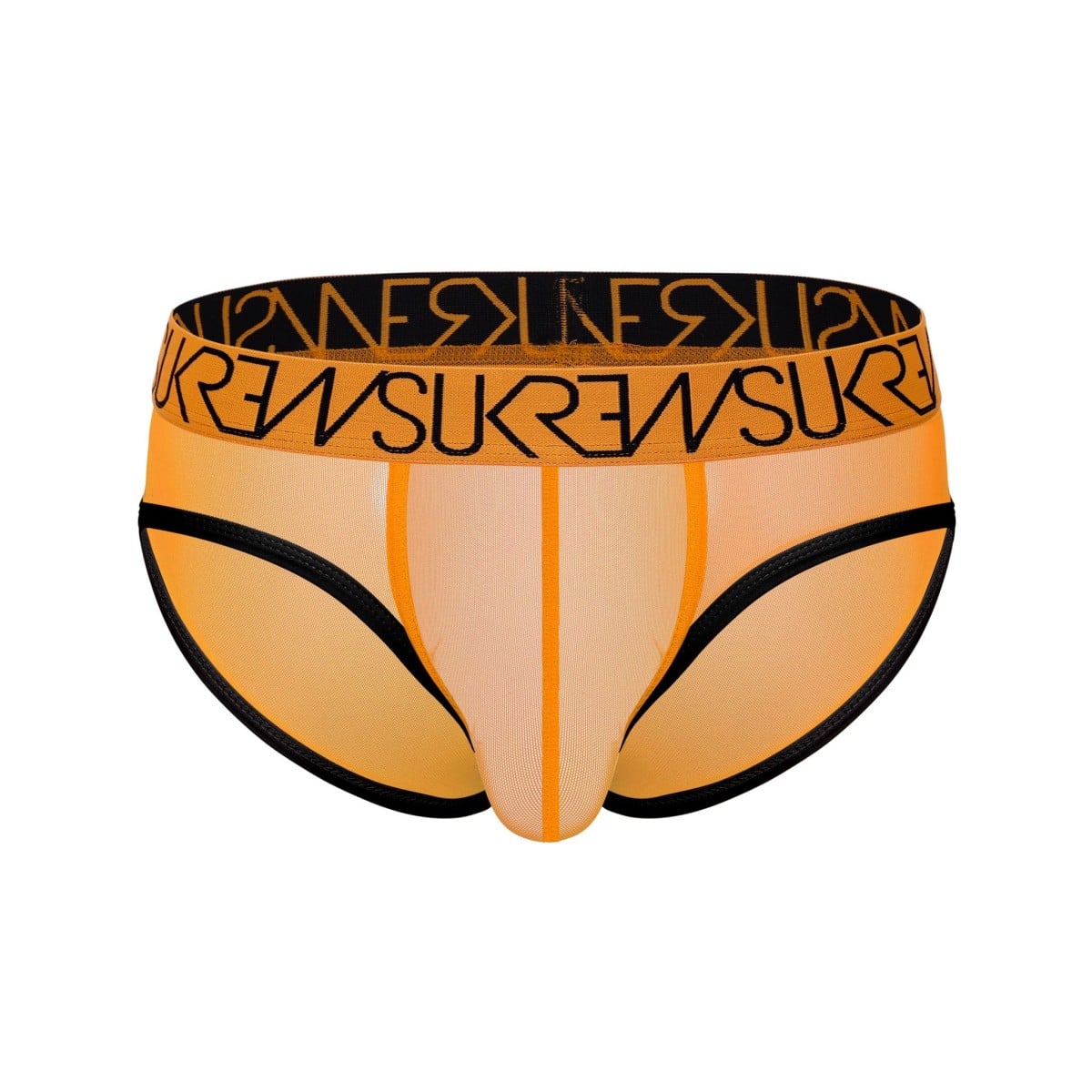 Slipy Sukrew Sheer Apex Brief Shadow Blaze XL, průsvitné pánské slipy